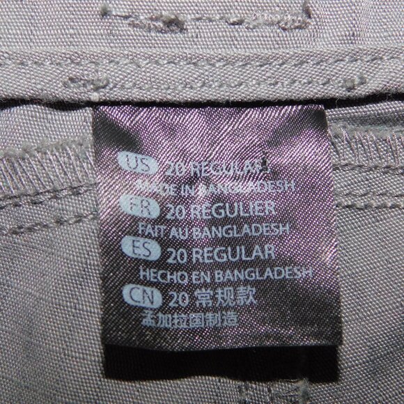 5.11 Tactical Stryke Pants Gray Women's 20 Regular Cargo Pockets Heavy Duty - Picture 6 of 11